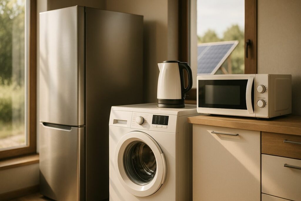 ¿Qué electrodomésticos son ideales para casas autosuficientes?