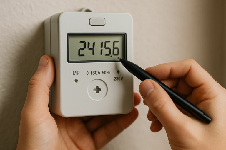 Guía sencilla de lectura de contadores eléctricos digitales