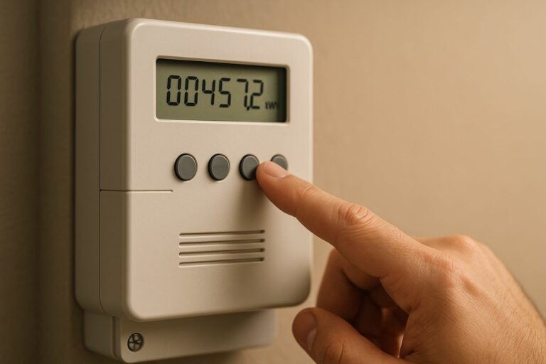 Guía sencilla de lectura de contadores eléctricos digitales