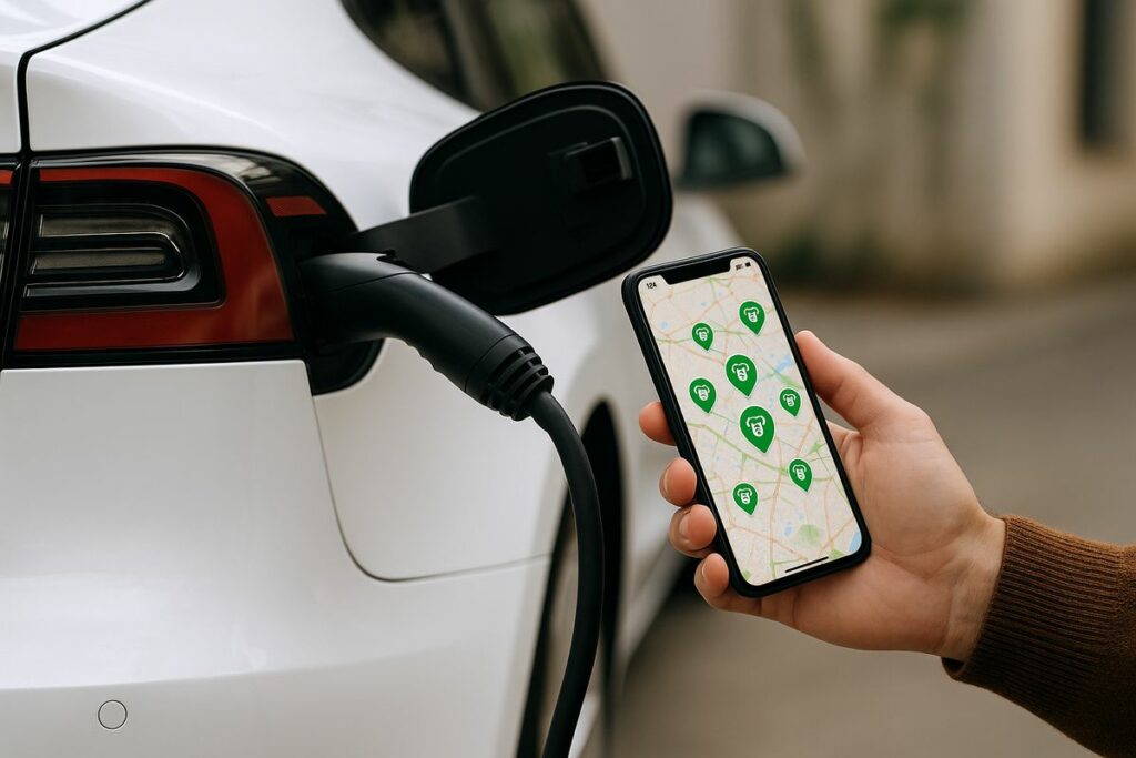 Las mejores apps para localizar cargadores eléctricos en 2025