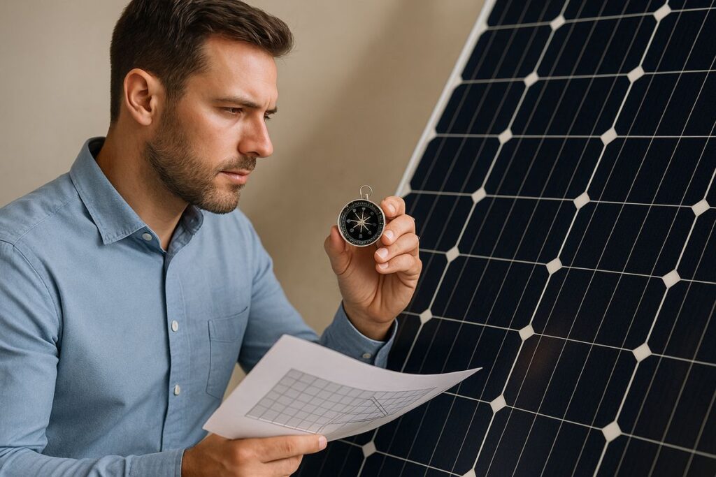 Cómo elegir la mejor orientación para tus paneles solares