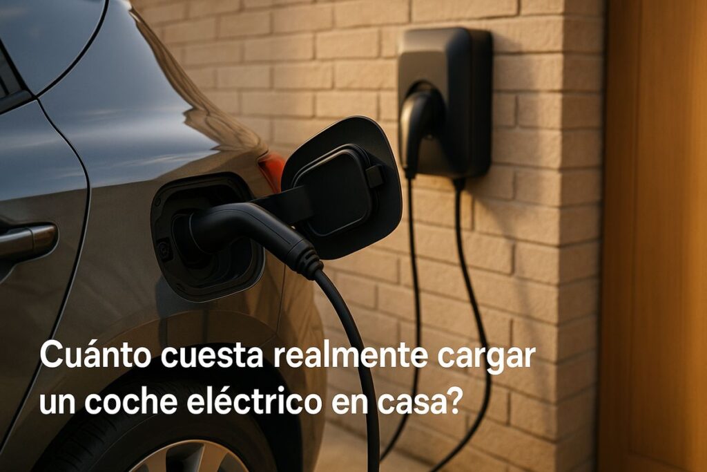 ¿Cuánto cuesta realmente cargar un coche eléctrico en casa?