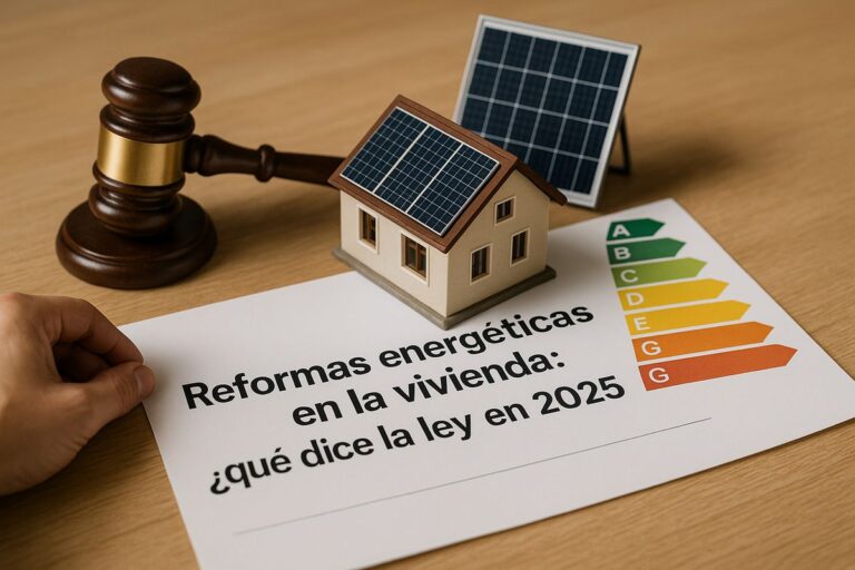 Reformas energéticas en la vivienda: ¿qué dice la ley en 2025?