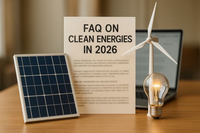 Preguntas frecuentes sobre energías limpias en 2026