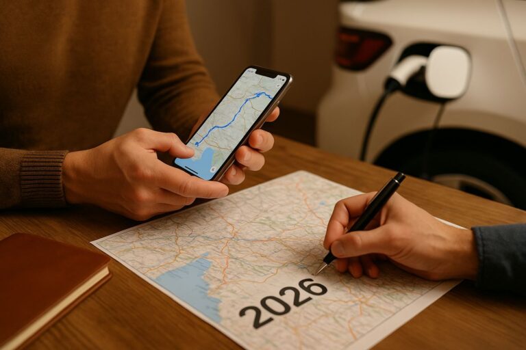 Guía para planificar un viaje largo en coche eléctrico en 2026