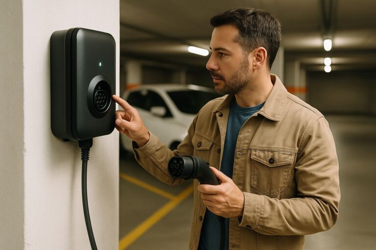 Pasos para instalar un cargador de coche eléctrico en comunidad