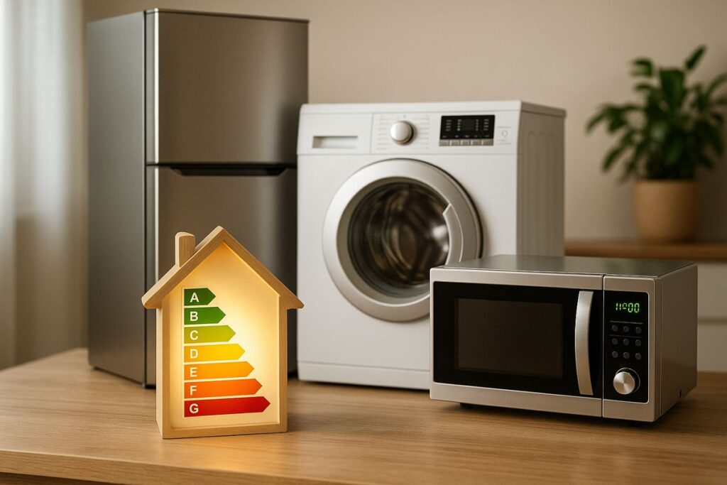 Qué electrodomésticos eficientes elegir para un hogar sostenible