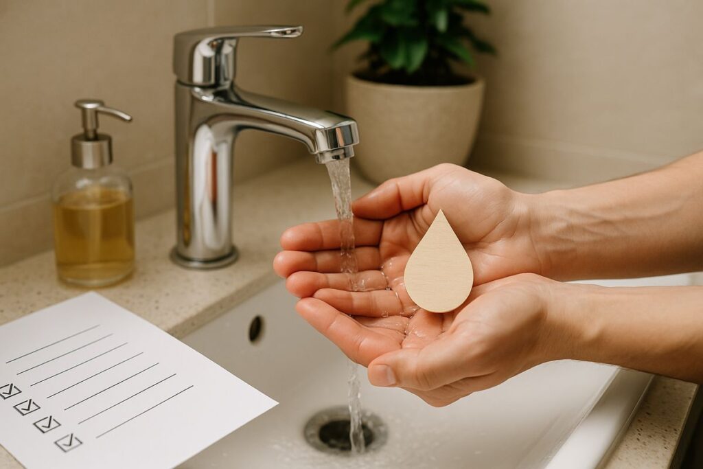 Lista de consejos para un consumo responsable de agua