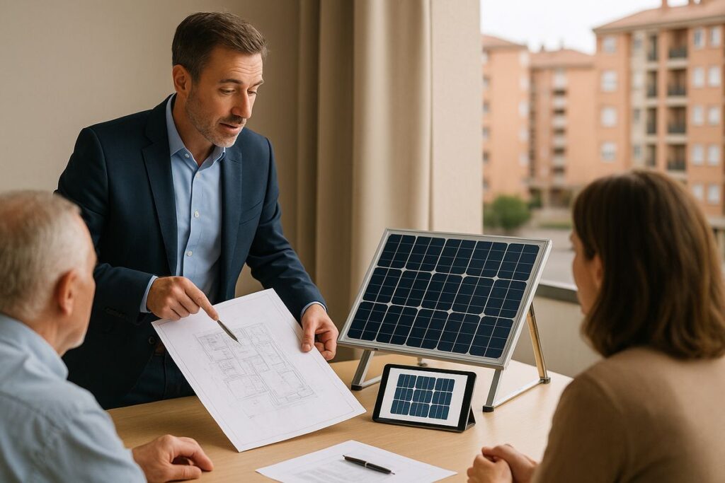 Primeros pasos para instalar energía solar en comunidades de vecinos