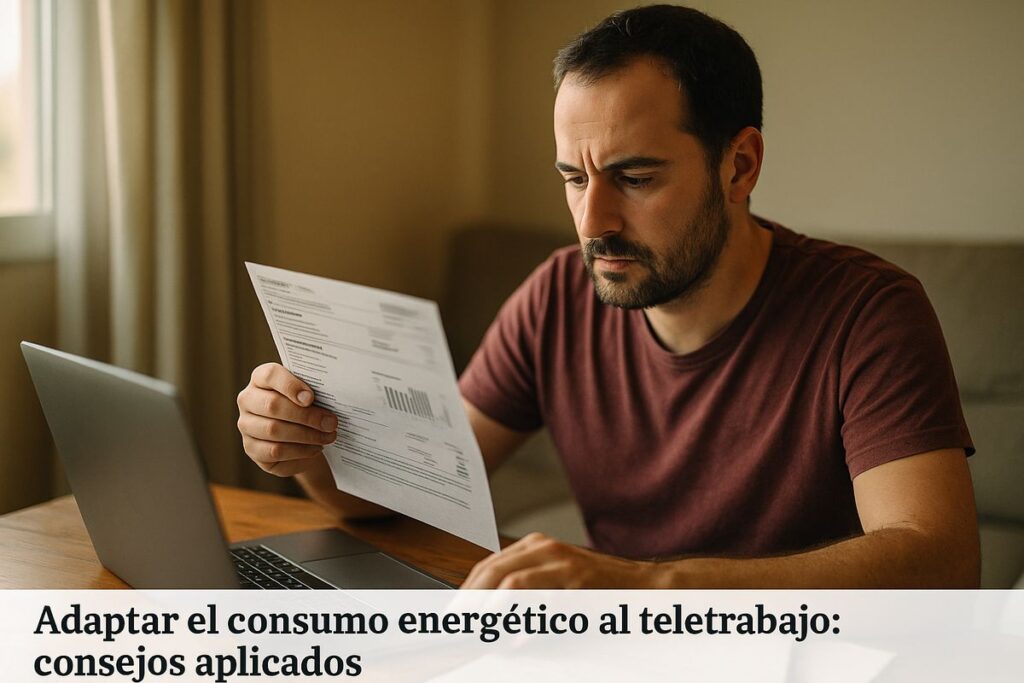 Adaptar el consumo energético al teletrabajo: consejos aplicados