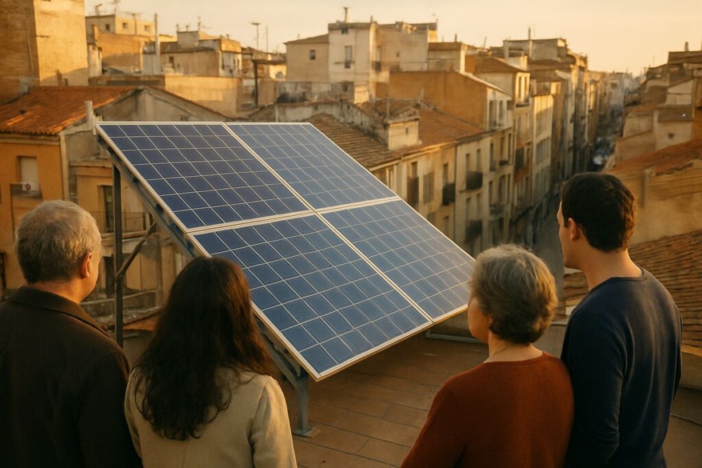 Fotografía editorial sobre Ventajas de las comunidades energéticas en barrios urbanos (teo)